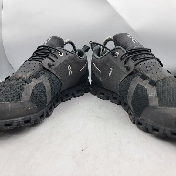 On Cloud Swiss Engineering Mens 8.5 Waterproof Black Running Shoes Sneakers - Picture 3 of 12